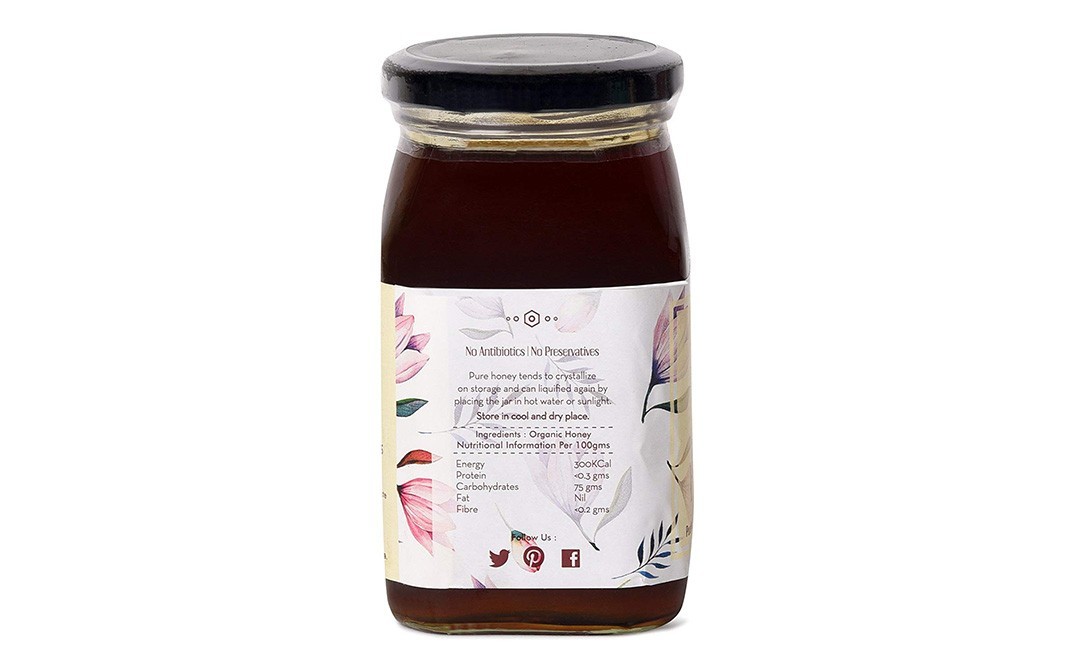 Dear Earth Certified Organic Honey   Glass Jar  500 grams